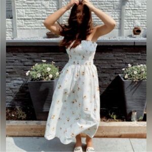 NWT H&M floral smocked dress